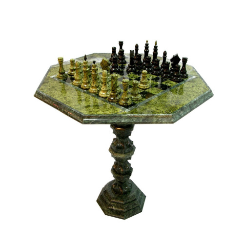Шахматные столы из натурального камня