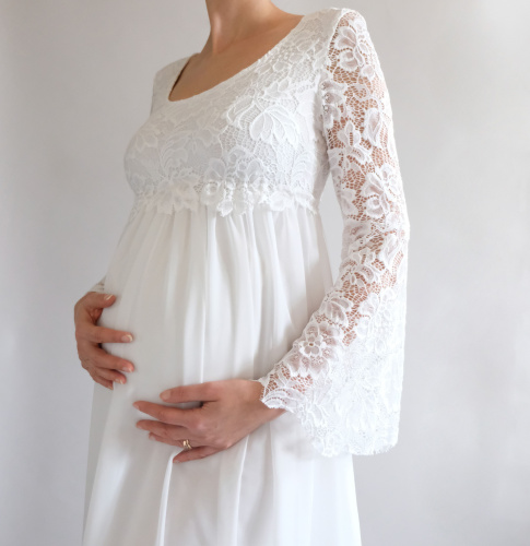 Платья кружевные для беременных