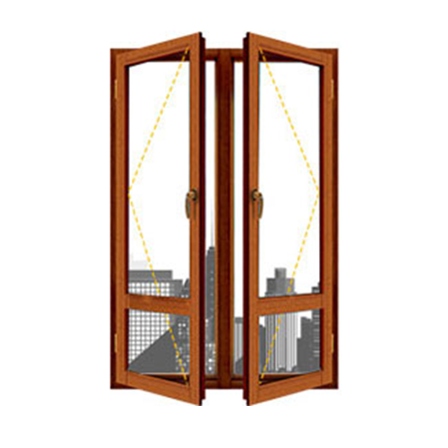 Двери балконные деревянные