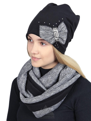 Комплекты шапка+шарф женские