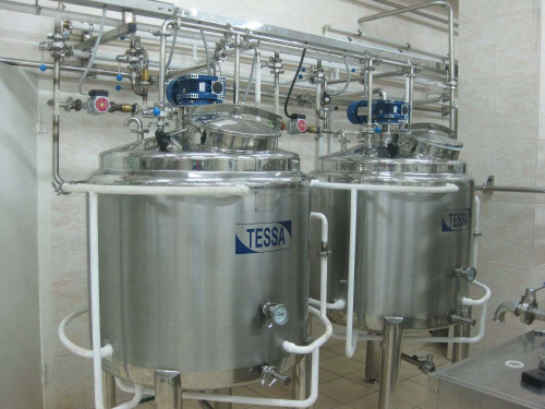 Резервуары для сквашивания кисломолочной продукции