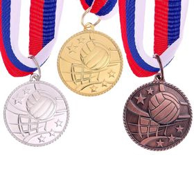 Медали спортивные серебряные 
